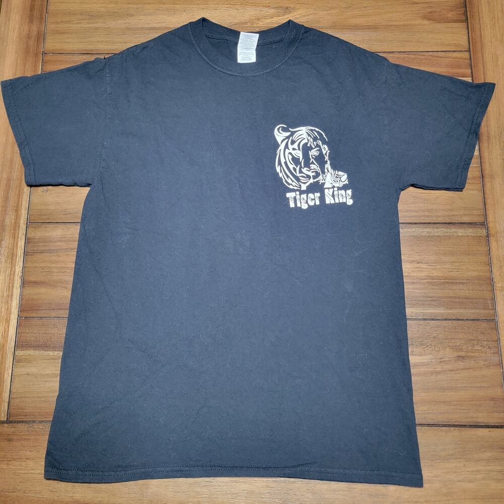 Tiger King Black Unisex Tee "Carole Did It!" - Size Medium